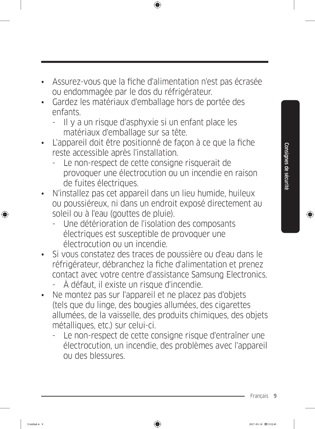 Samsung RL37J501MSA/EG, RB38K7998S4/EF, RB38M7998S4/EF manual Français  